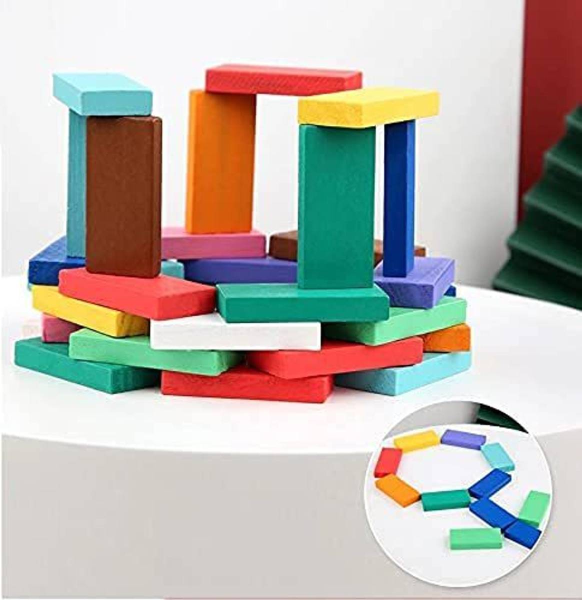 AEXONIZ TOYS Dominoes Game Building Blocks Set for 3-8 Years Old Kids Boys & Girls ( 720 Piece ) — photo 4