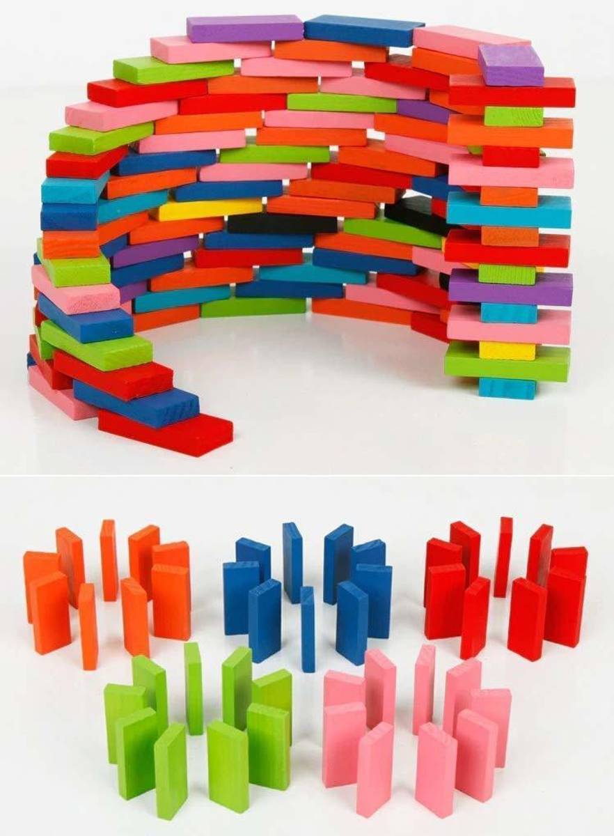 AEXONIZ TOYS Dominoes Game Building Blocks Set for 3-8 Years Old Kids Boys & Girls ( 720 Piece ) — photo 3