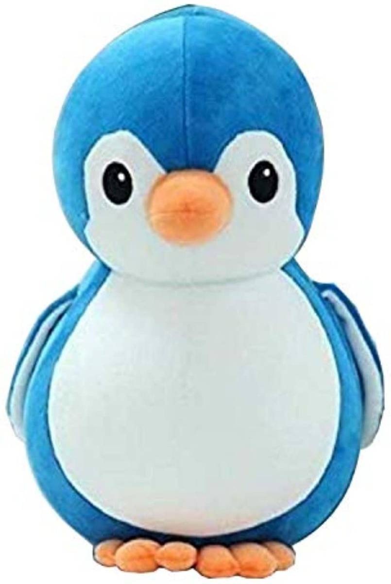Cute Trendy Blue Penguin Soft Toy - 30 cm