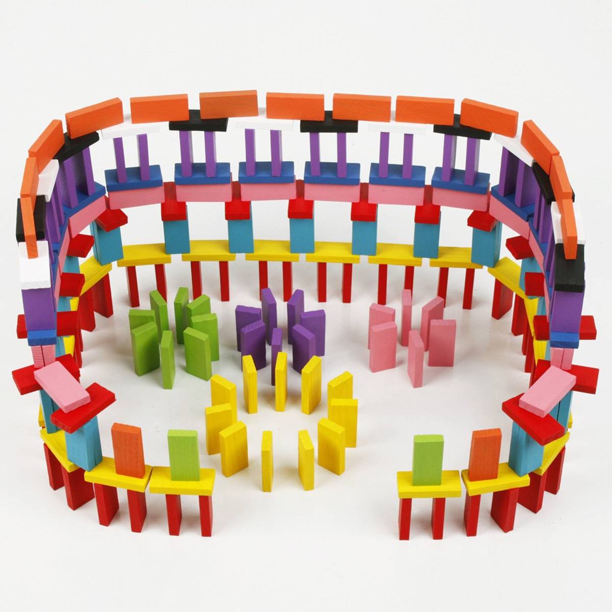 AEXONIZ TOYS Dominoes Game Building Blocks Set for 3-8 Years Old Kids Boys & Girls ( 720 Piece )