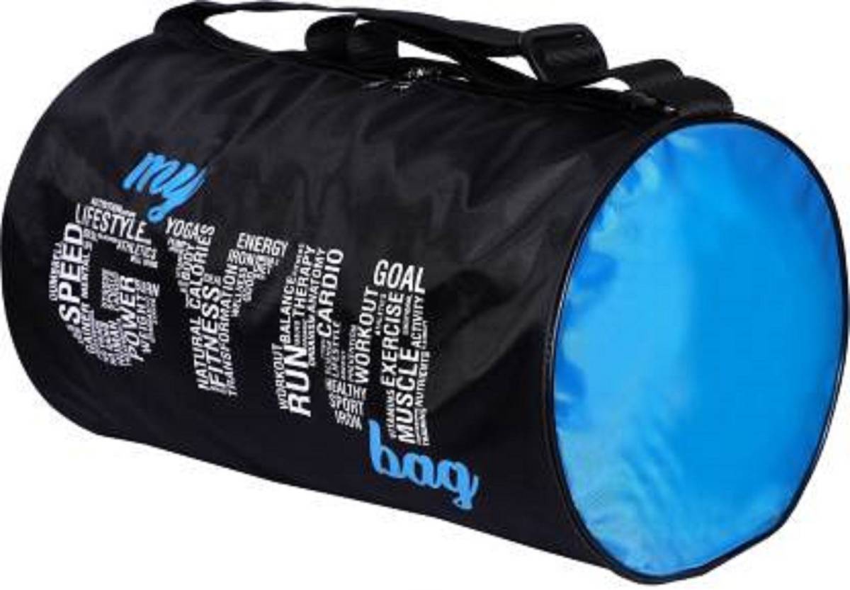 sport bag for gym and travel sports SKY BAG (Black, Kit Bag) Gym Duffel Bag — photo 4