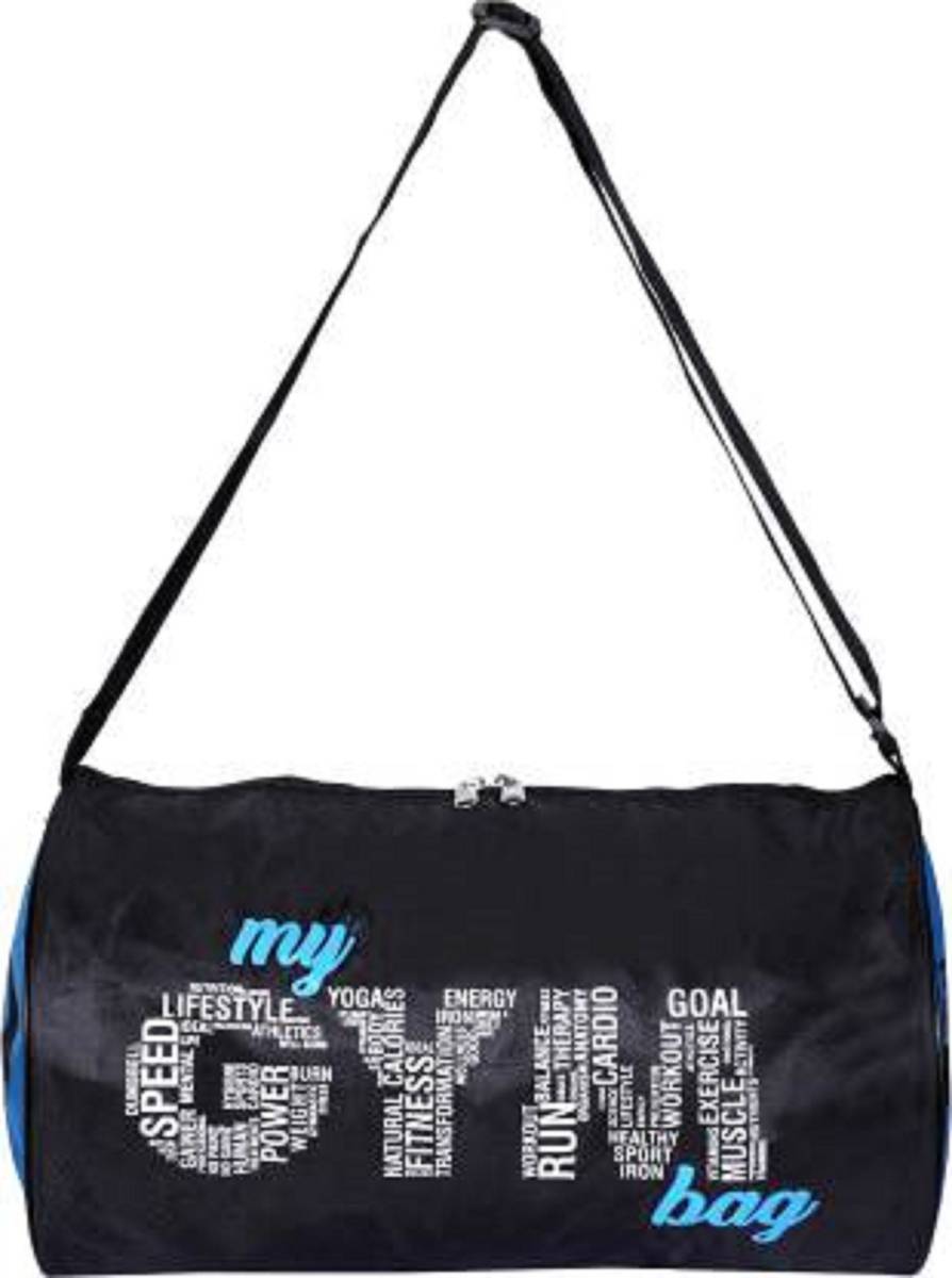 sport bag for gym and travel sports SKY BAG (Black, Kit Bag) Gym Duffel Bag — photo 3