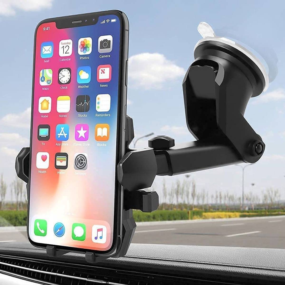 rkm Car Mobile Holder for Dashboard, Windshield