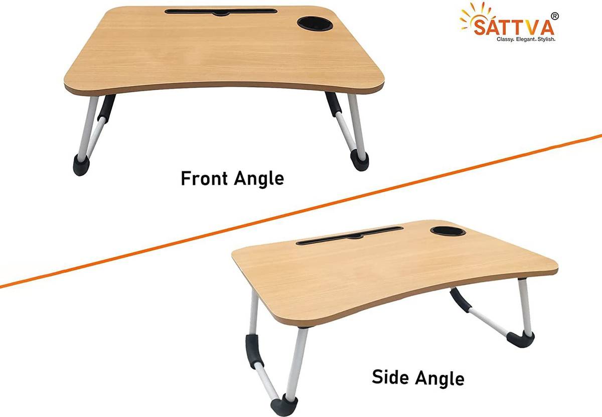 FurniGully Wood Portable Laptop Table — photo 5