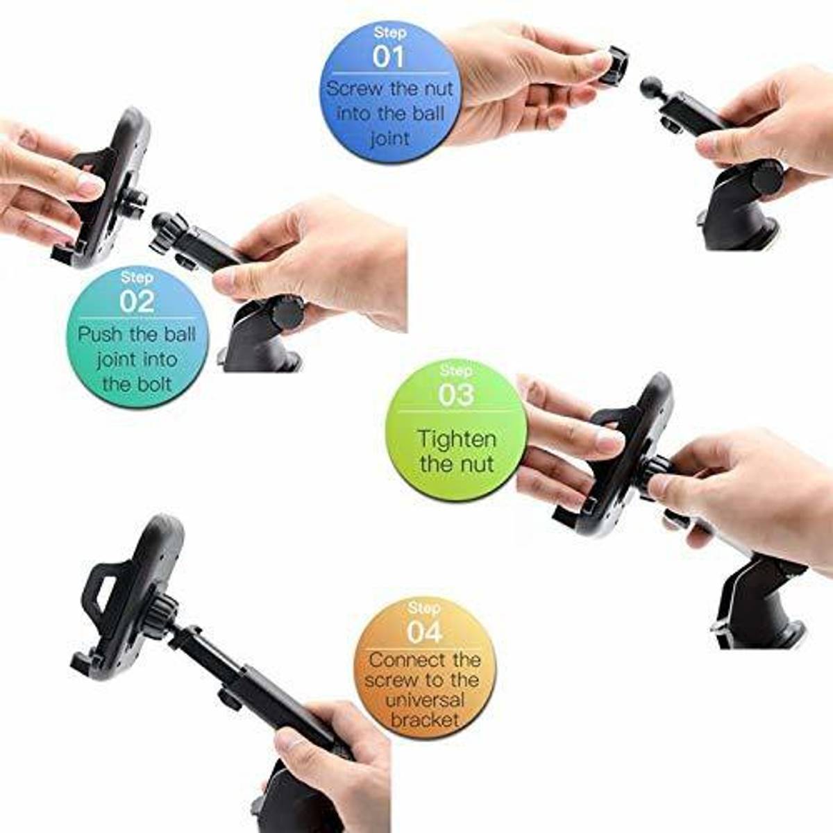 Hold up Car Mobile Holder for Windshield, Dashboard — photo 5