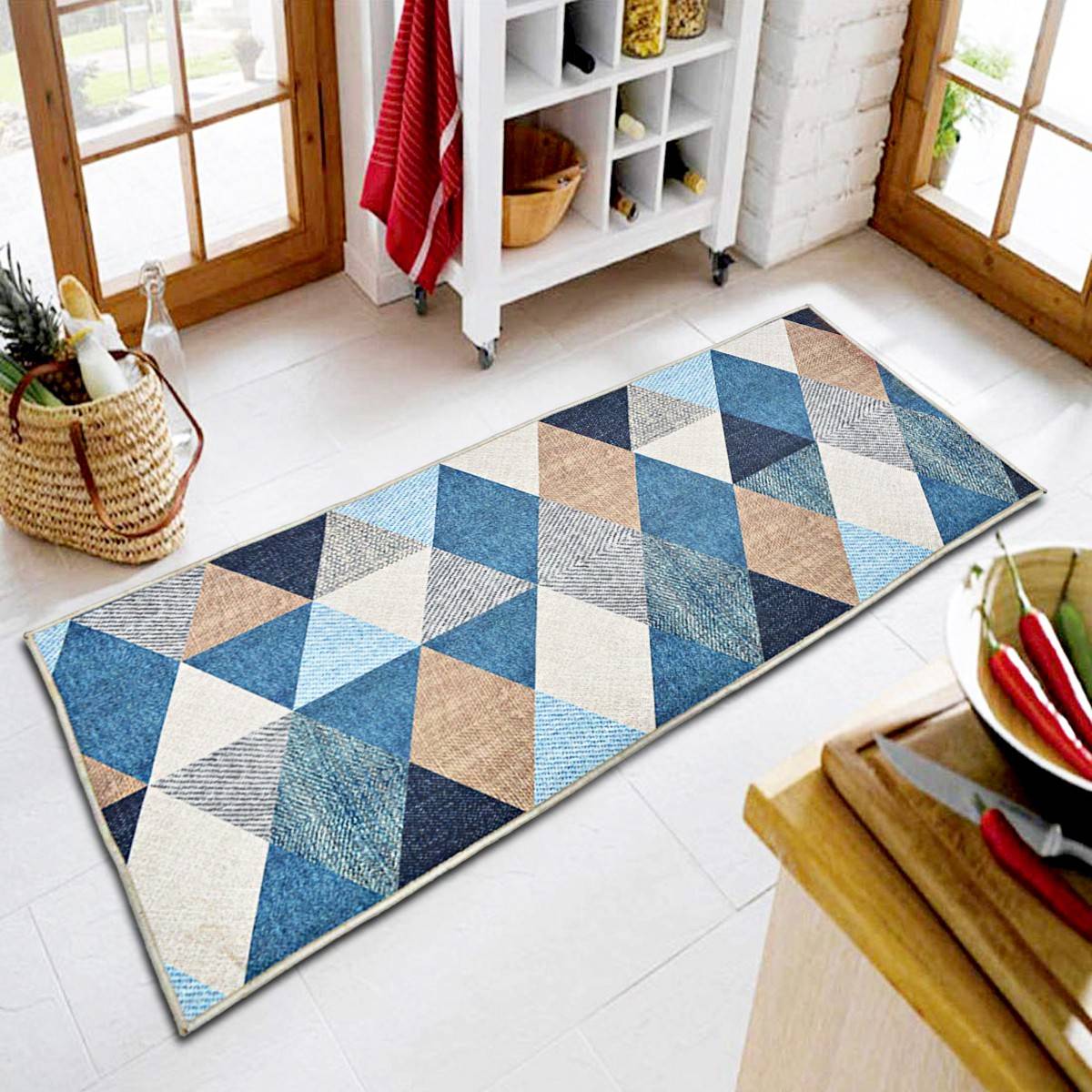 Ishro Home Rubber, Velvet Floor Mat — photo 4