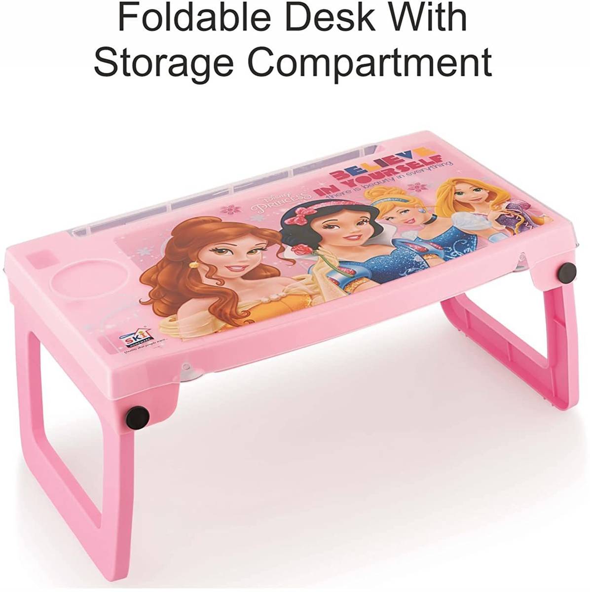 SKI Kids Study Table/ Laptop Table, Multipurpose Folding Plastic Portable Laptop Table — photo 3