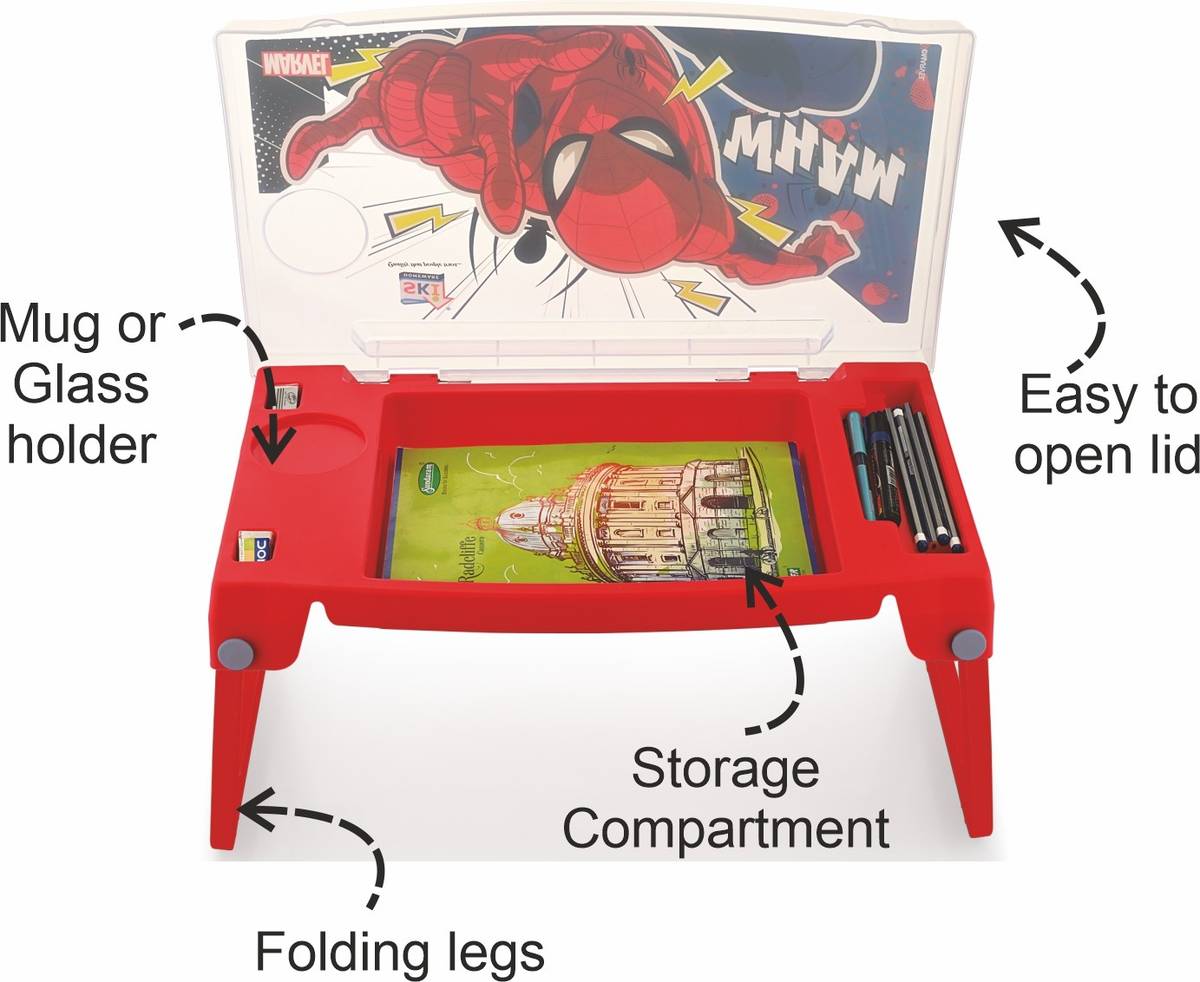 SKI Kids Study Table/ Laptop Table, Multipurpose Folding Plastic Portable Laptop Table — photo 4