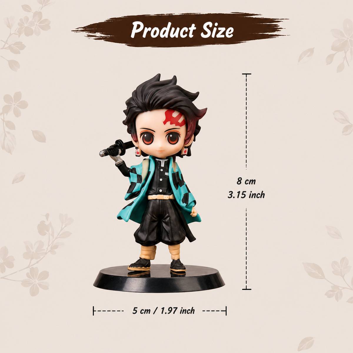 Kiva Enterprise Demon slayer mini action figure set of 6 — photo 4