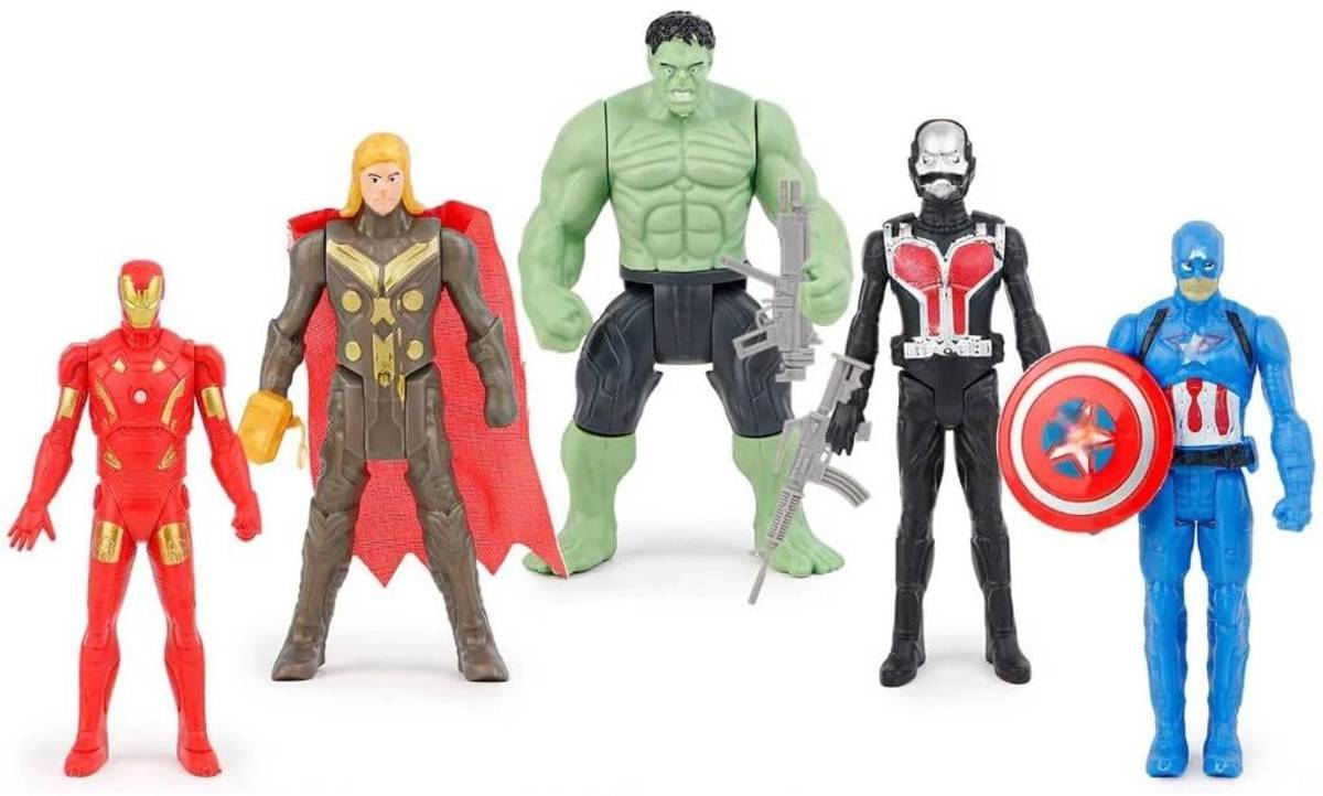 Mahi Zone 5 Avenger Super Hero Action Figure Toy Set for Kids and Boys_P547 — photo 4