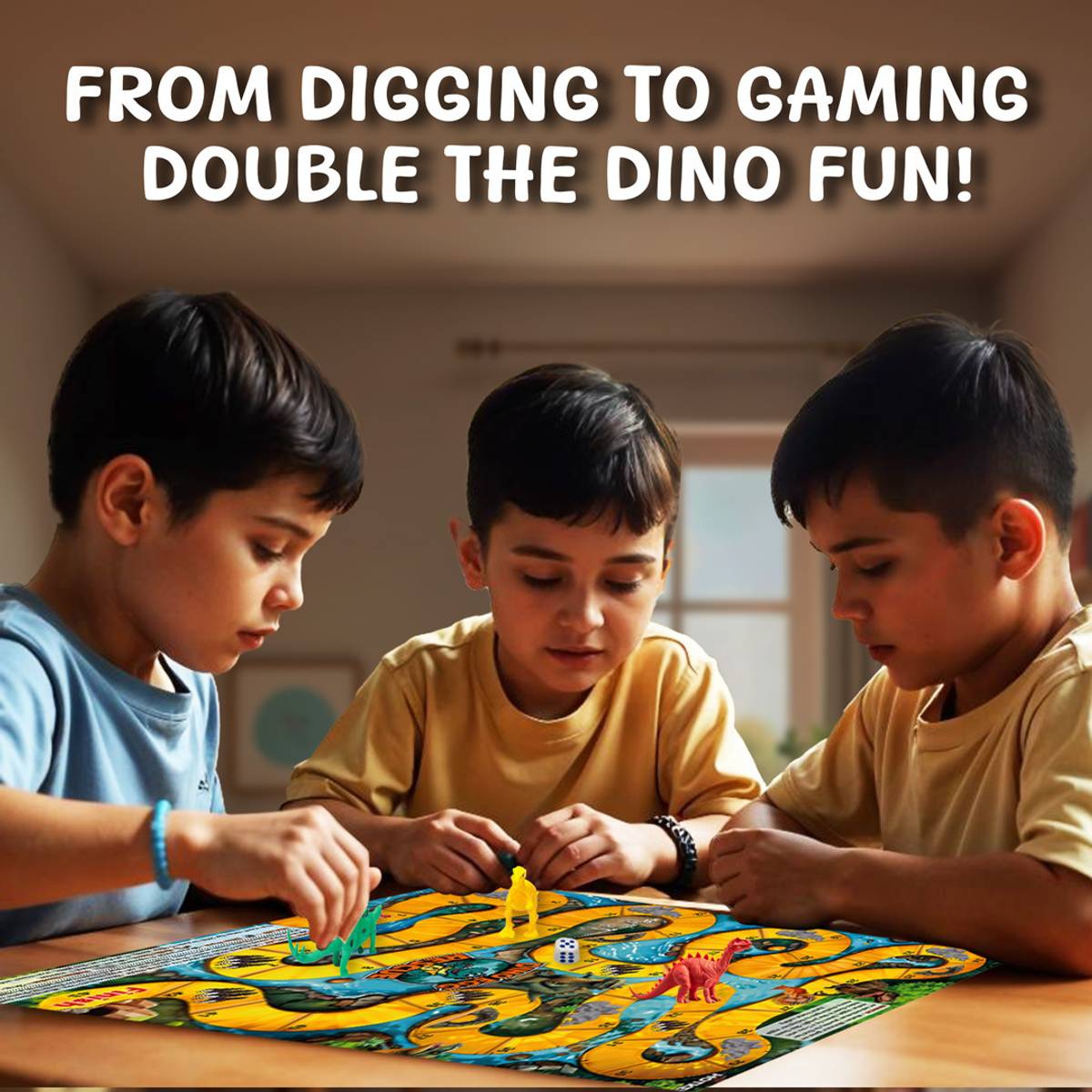 HOTKEI Dinosaur Fossil Egg Excavation Kit Toys Set for Kids Boys Girls 8-12 Digging Kit — photo 5