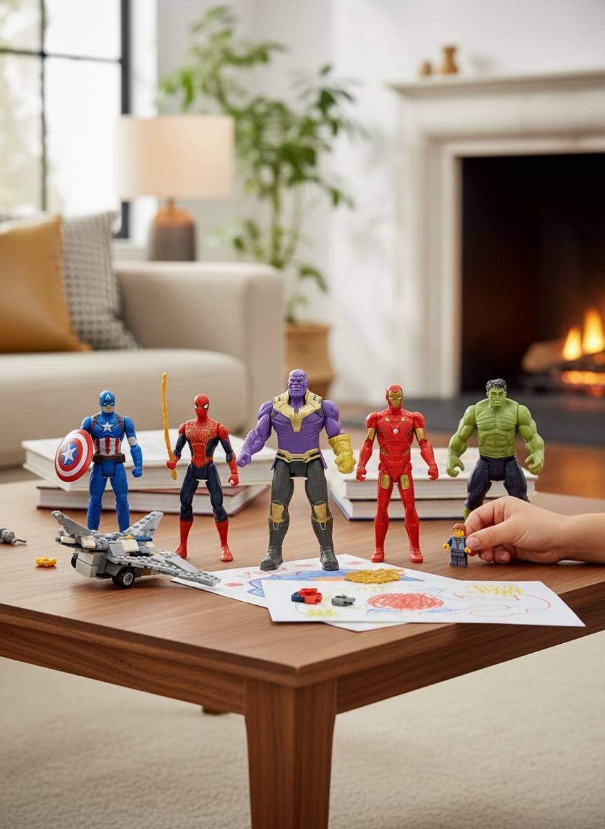 Mahi Zone 5 Avenger Super Hero Action Figure Toy Set for Kids and Boys_P547 — photo 2