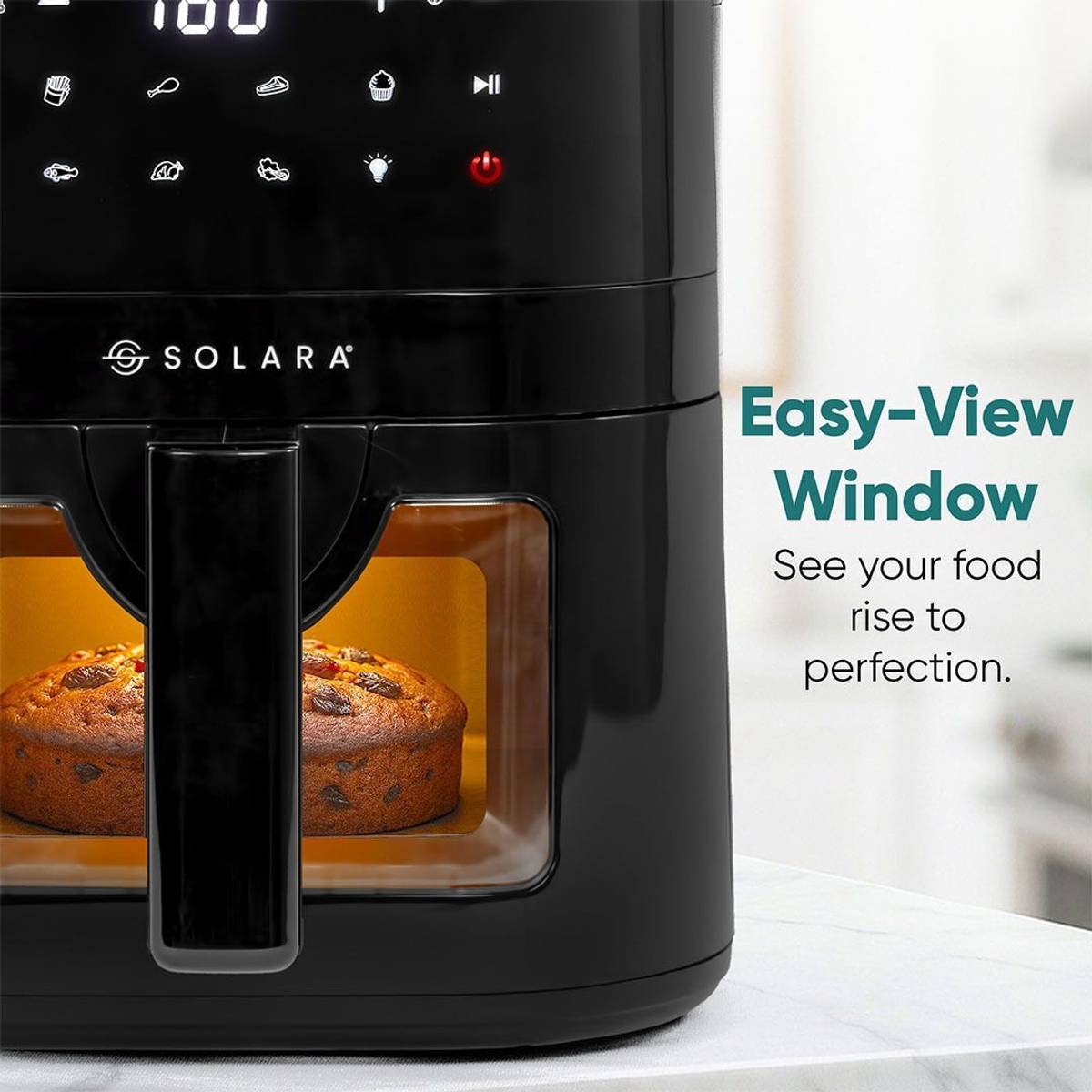 Solara Air Fryer 4.5L with See Through Window, 10 Preset Menus, 360 High Speed Air Circulation, Air Fryer — photo 4