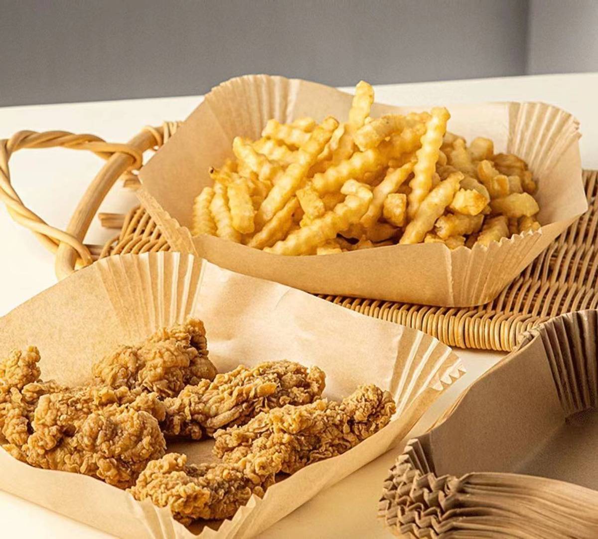 Air Fryer Parchment Paper Liners, 100 PCS Non-Stick Disposable Baking Paper, Air Fryer — photo 3