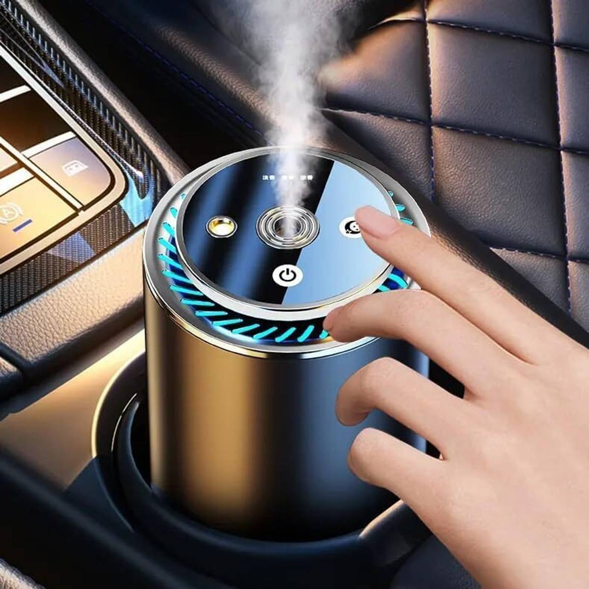 Auto Oprema Smart Car Air Freshener Diffuser with Projection Portable Car Air Purifier