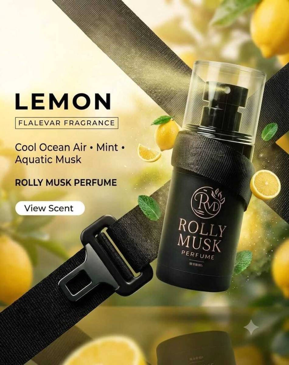 krivaenterprise Lemon Car Perfume Spray 30ml Portable Car Air Purifier