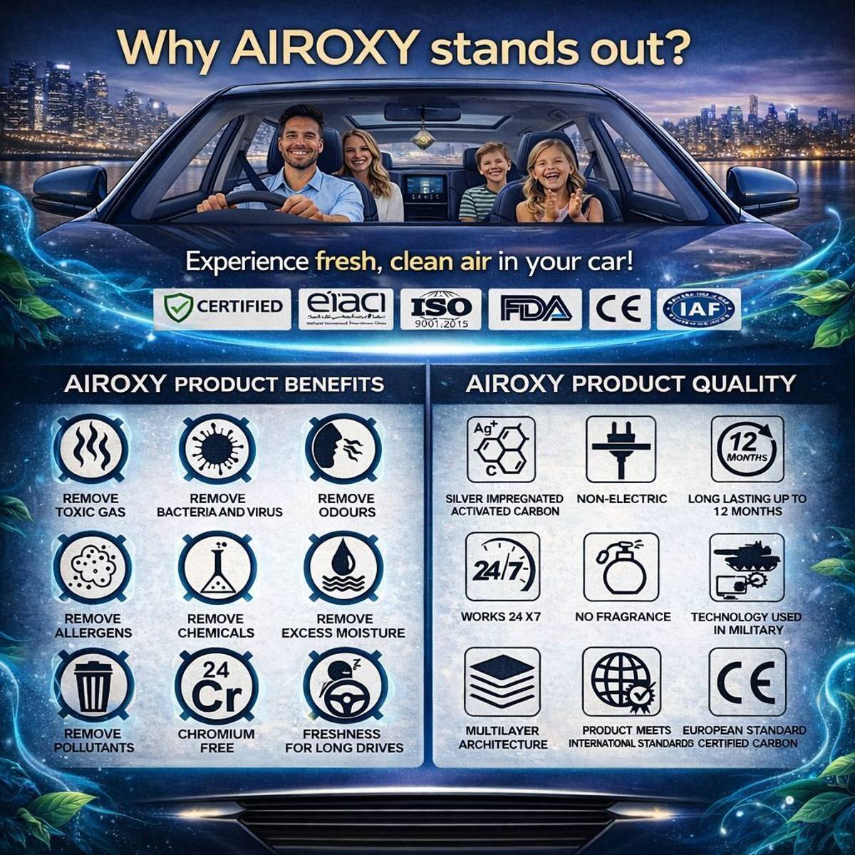 airoxy Silky Brown Car Air Purifier — photo 2