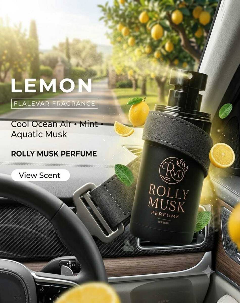 krivaenterprise Lemon Car Perfume Spray 30ml Portable Car Air Purifier — photo 3