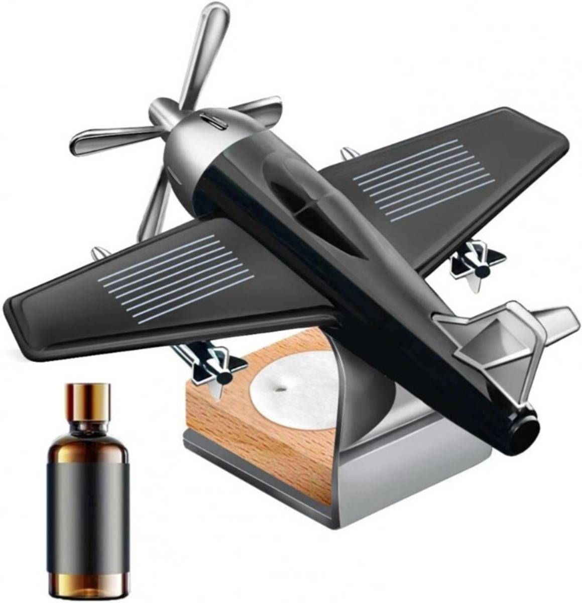 Homynest SOLAR PLANE MINI SILVER Portable Car Air Purifier