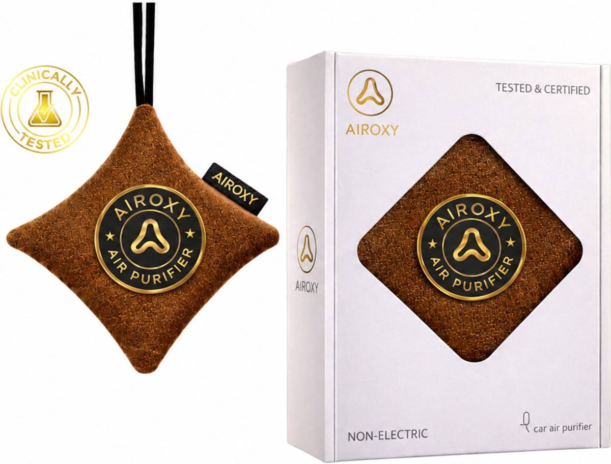 airoxy Silky Brown Car Air Purifier