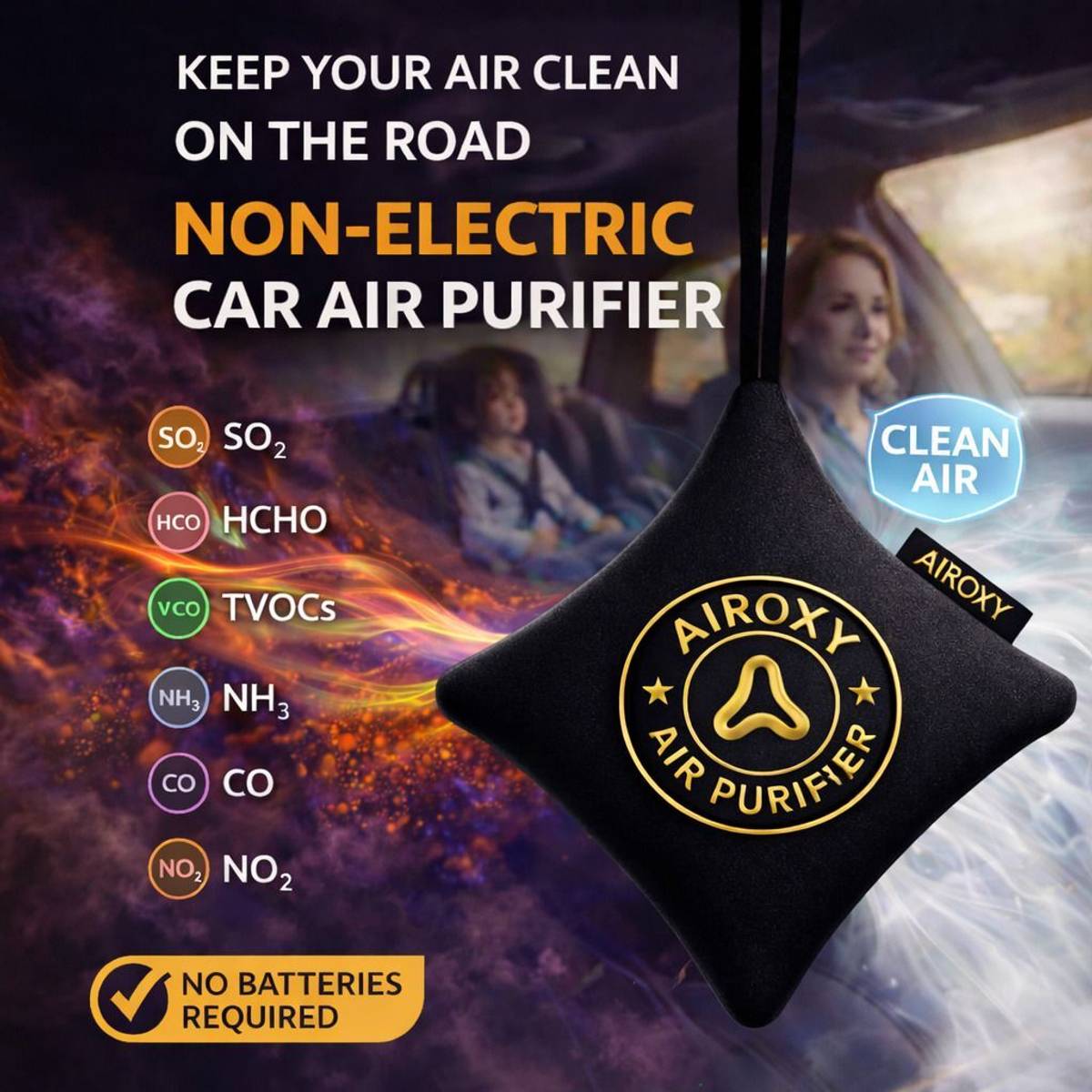 airoxy Power Black Car Air Purifier — photo 4