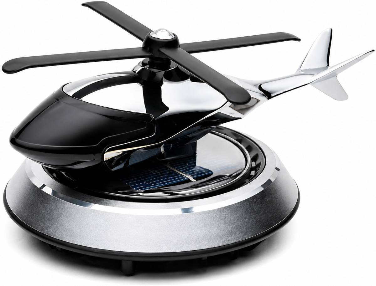 Fynity Helicopter Solar Car Air Freshener Car Air Purifier