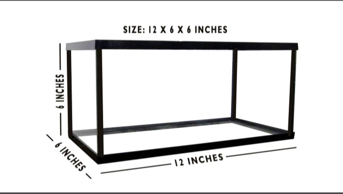 ORGANO 12x6x6HLT002 Rectangle Aquarium Tank — photo 3