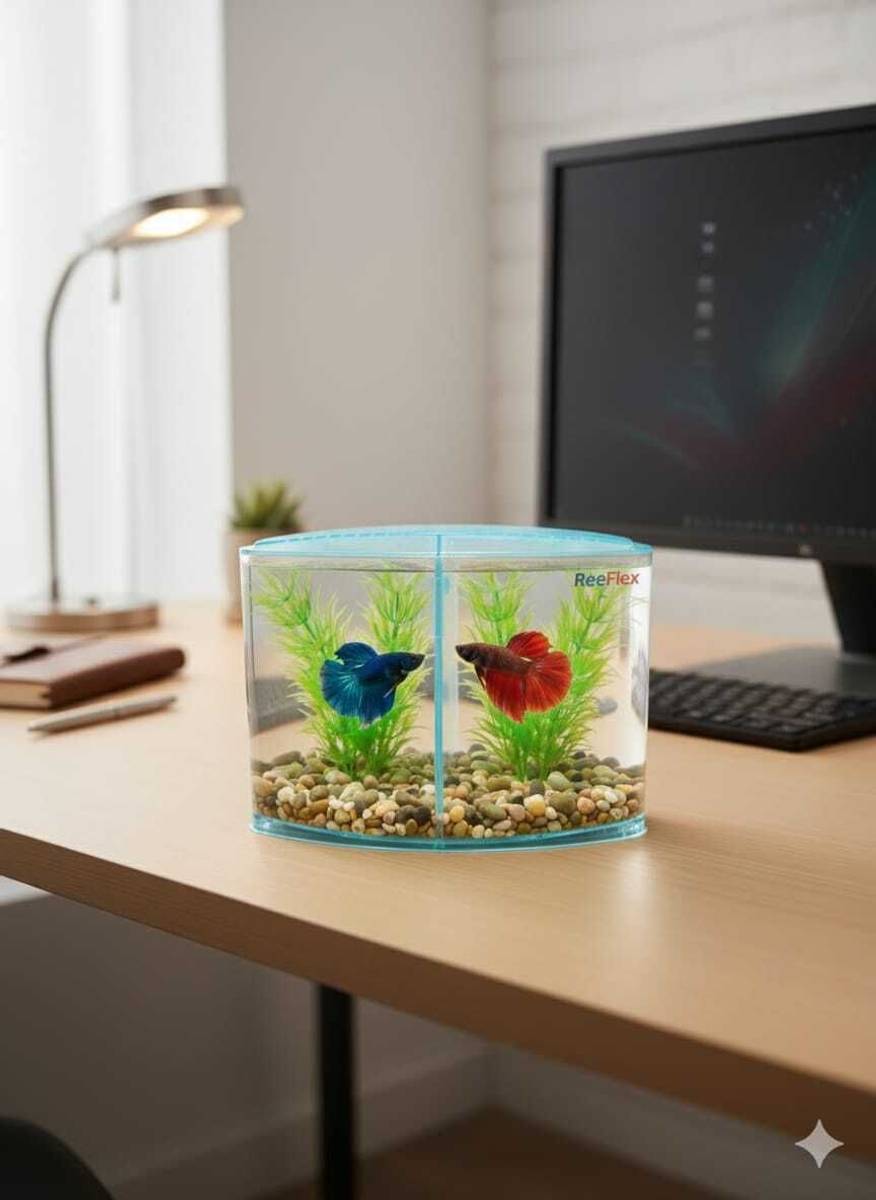 Petscope K4 Double Betta House Rectangle Aquarium Tank — photo 3