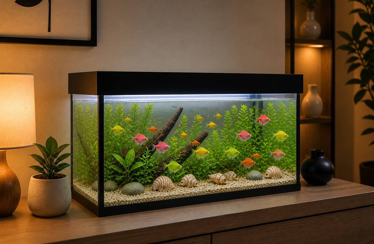 ORGANO 12x6x6HLT002 Rectangle Aquarium Tank