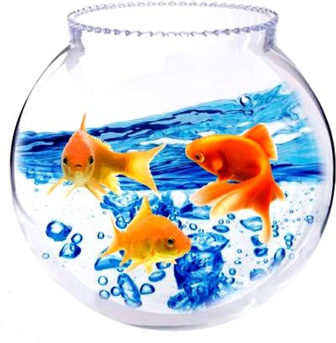 ATLOYAL AT_04 Round Ends Aquarium Tank