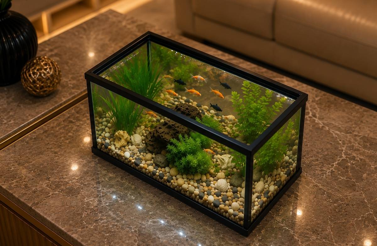 ORGANO AQ12X6X6RB02 ni Rectangle Aquarium Tank — photo 4