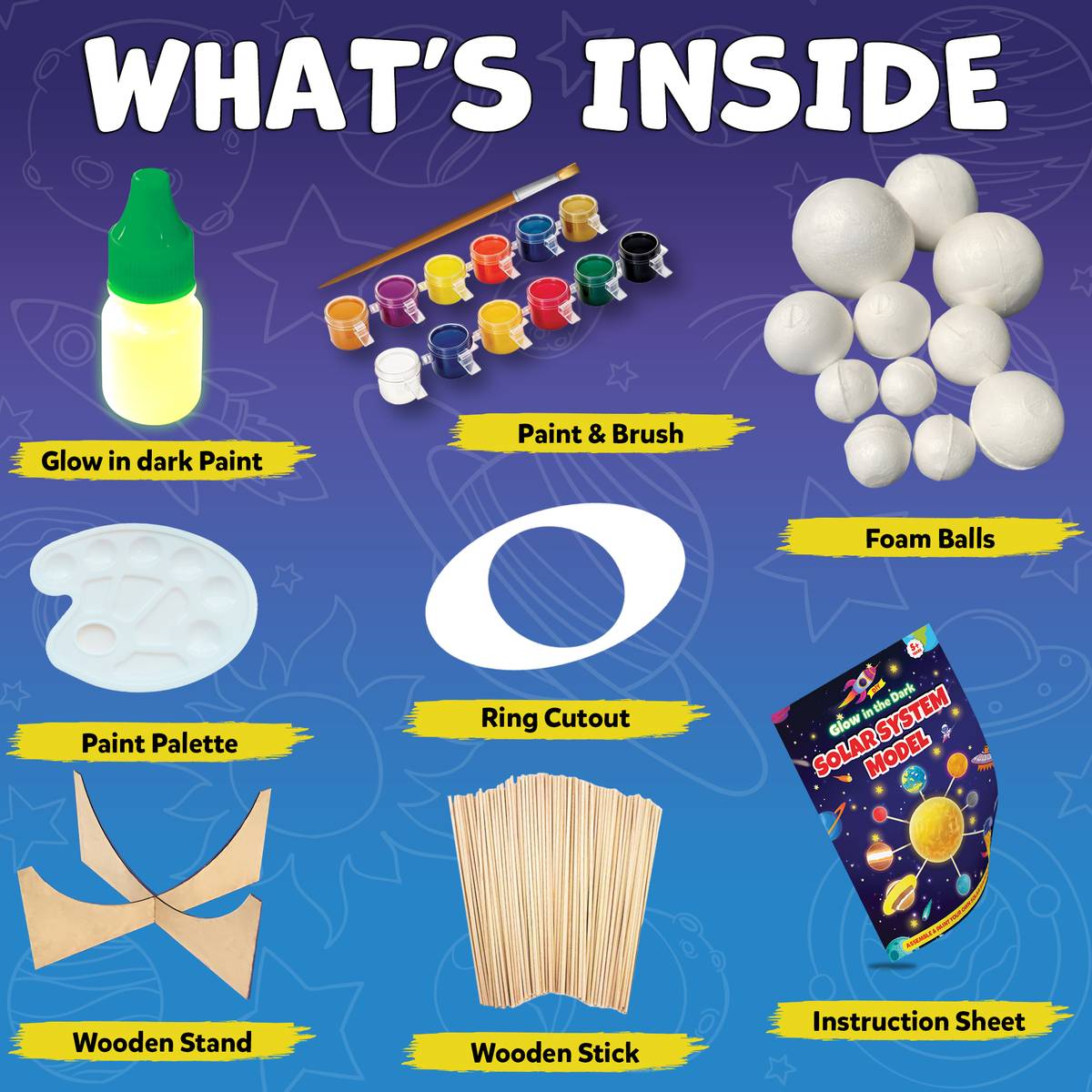 ATOM TOYS DIY Solar System Project Kit for Kids School iProjects - Educational Solar Model — photo 2