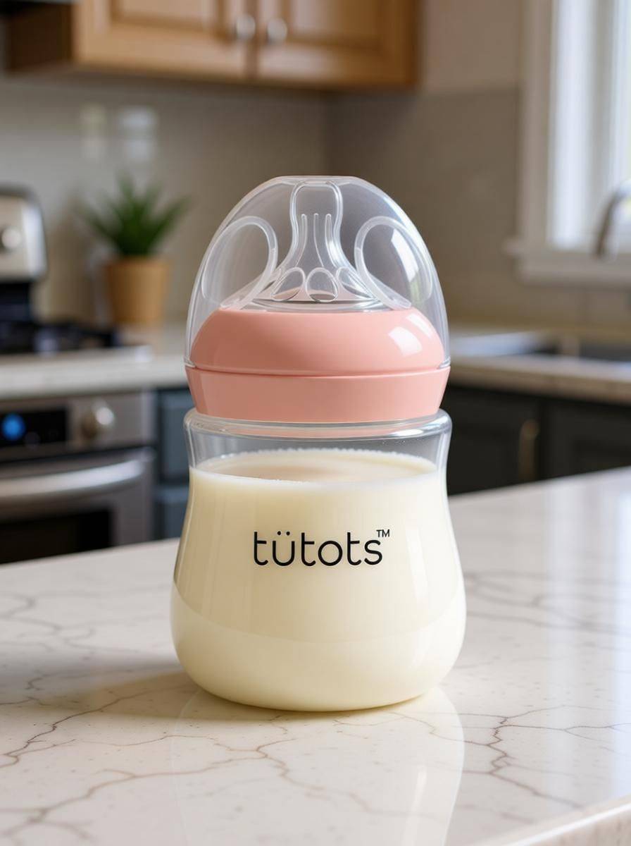 tutots Comfort Anti-Colic Wide Neck BPA Free Baby Feeding Bottle with Spiral Nipple - 150 ml — photo 2