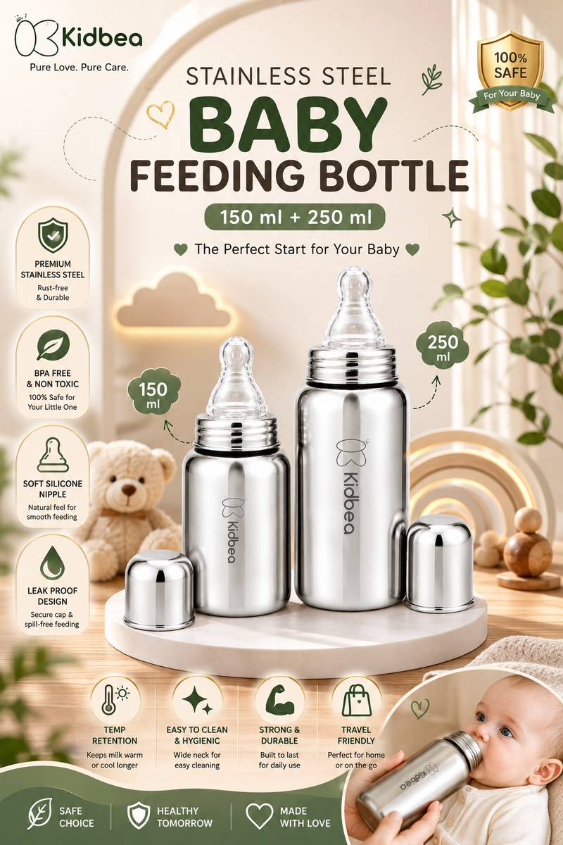 Kidbea Premium Baby Bottle Combo 150ml & 250ml - 400 ml — photo 5