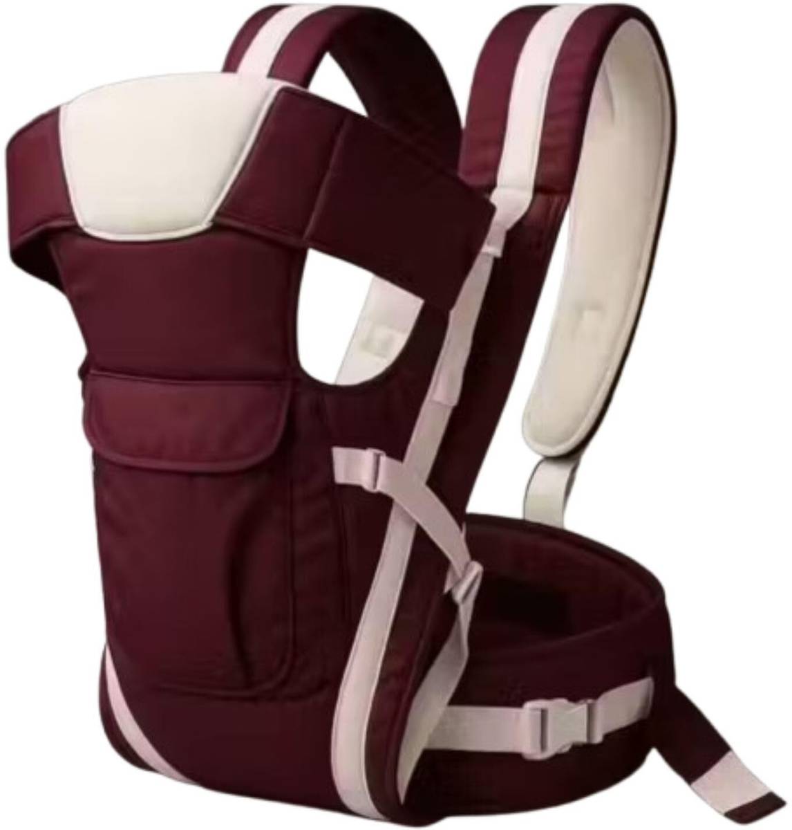 Lilnino SupplyKing Adjustable Baby Backpack with Padded Shoulder Straps, Waist Support Baby Carrier