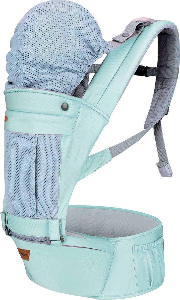 1st Step 5 In 1 Hip Seat Baby Carrier - Blue Baby Carrier