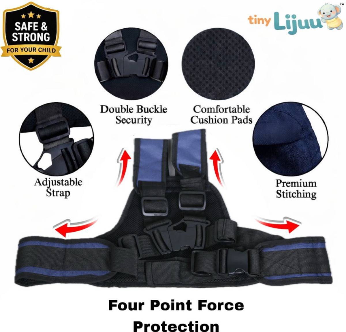 tiny Lijuu Kids safety belt for two wheeler Baby Carrier — photo 3