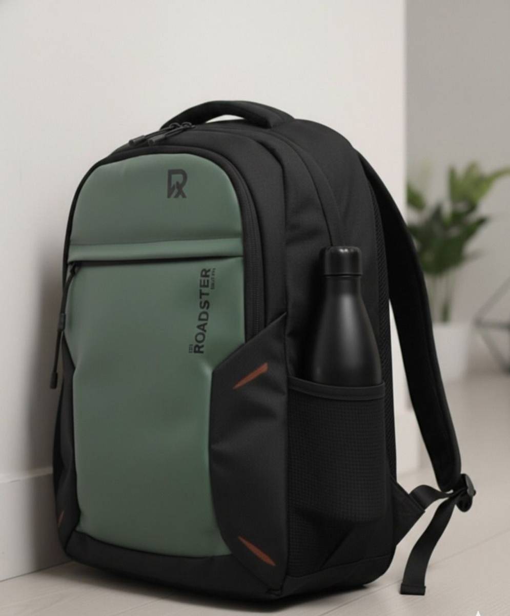 Roadster Water Resistant with Raincover & Bottom Pad 37 L Laptop Backpack — photo 3