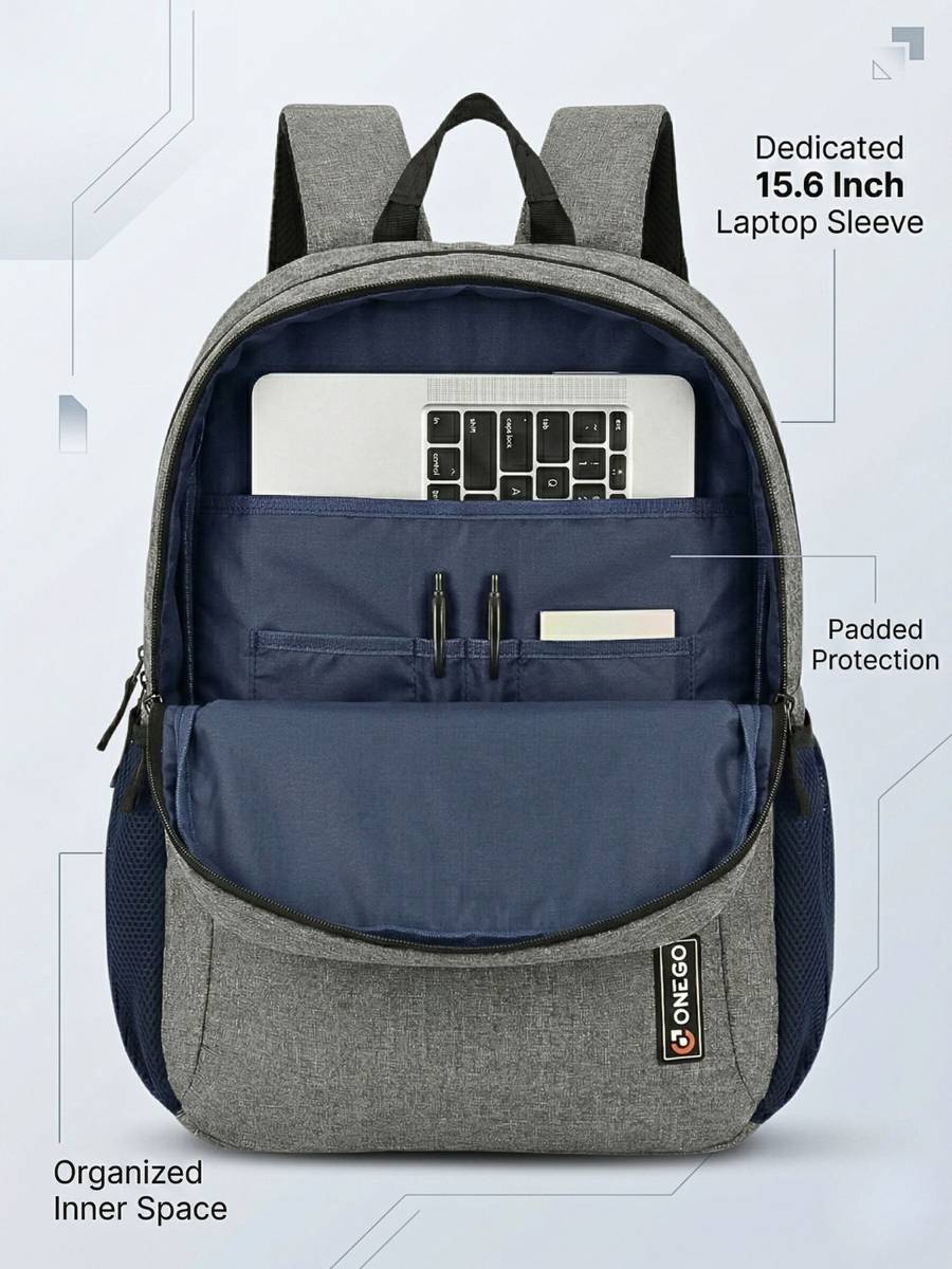 ONEGO Multi-Use Water-Resistant Backpack for Daily Use College Office Study and Travel 30 L Laptop Backpack — photo 3