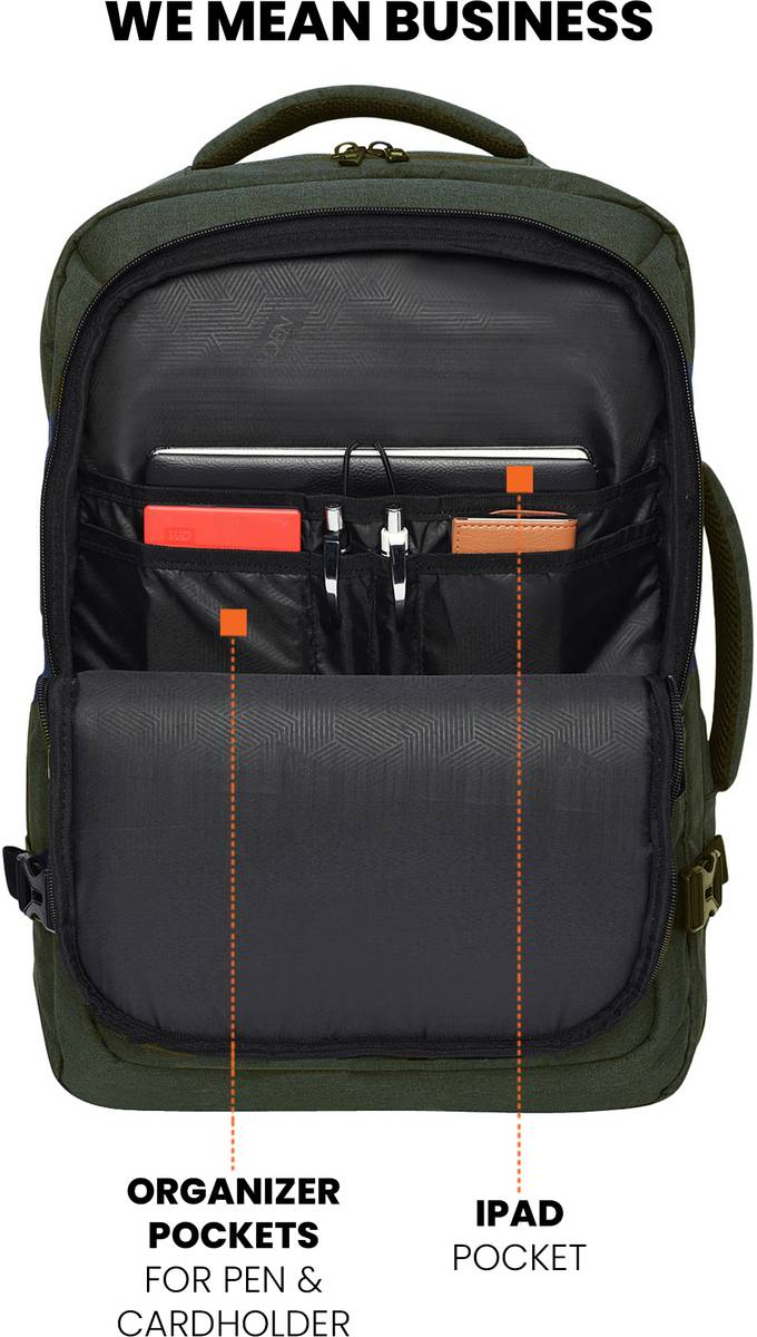 FUR JADEN Travel Weekender 3 Compartment Bag with 15.6 Inch Laptop Compartment 38 L Laptop Backpack — photo 5