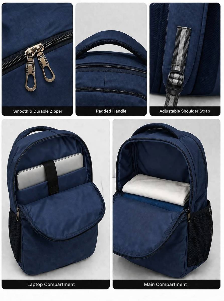 nano For Men & Women | School l Collage / Office / Travel | Bag For Men & women 30 L Laptop Backpack — photo 3
