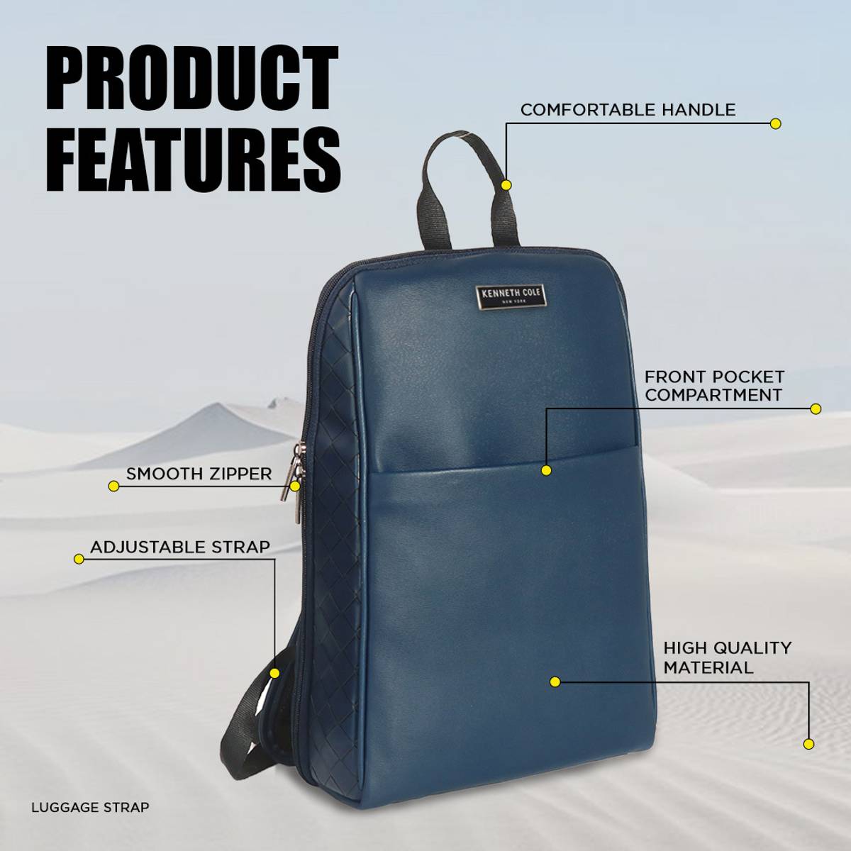 Kenneth Cole Slim Laptop Backpack 10 L Laptop Backpack — photo 4