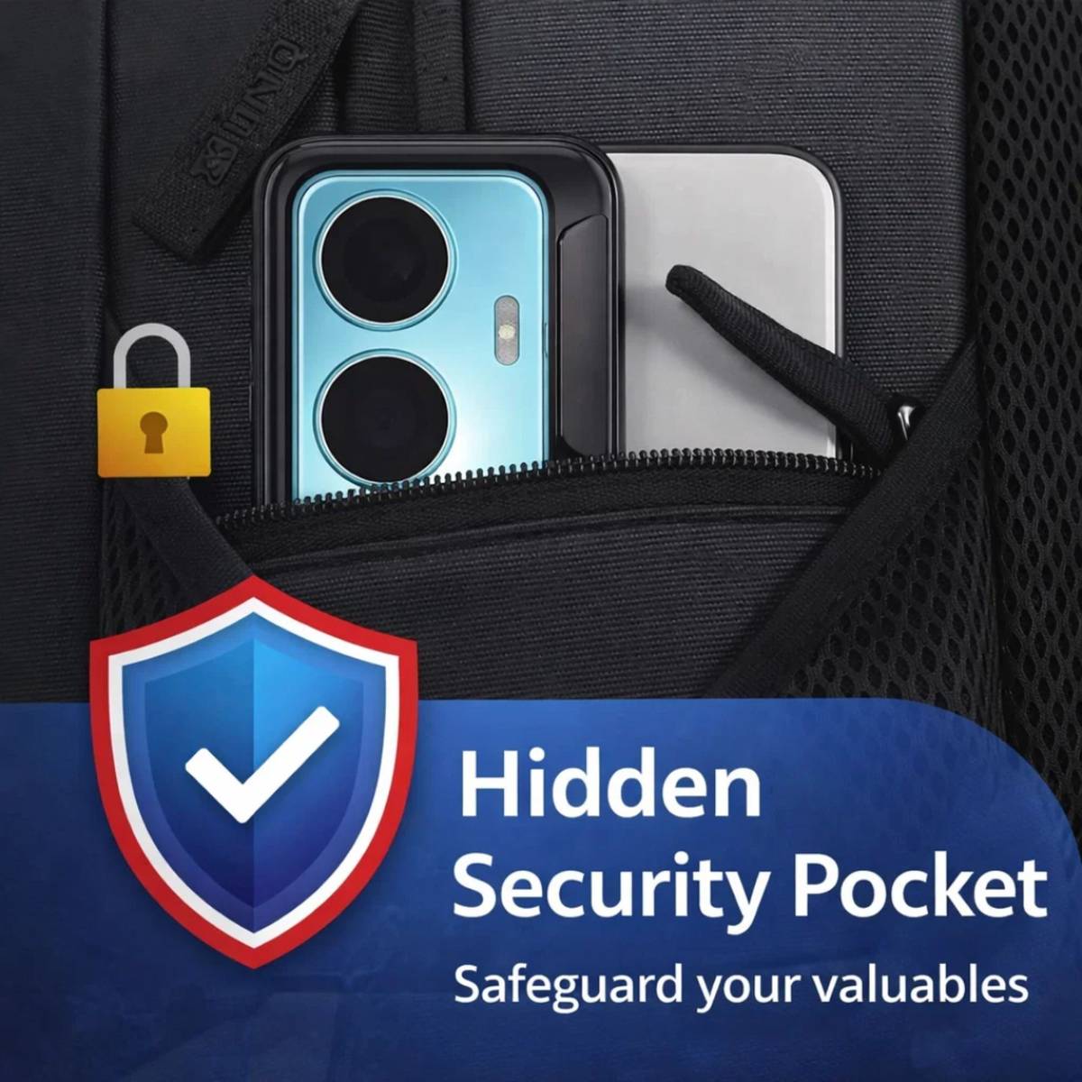 THE GANGSTERR Backbencher Anti-Theft Backpack (2 Hidden Pockets) 28 L Laptop Backpack — photo 3
