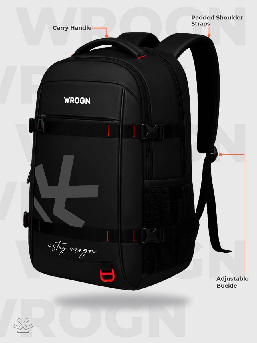 WROGN Street Edge Unisex Laptop Backpack with Anti Theft Pocket & Rain Cover 38 L Laptop Backpack — photo 3