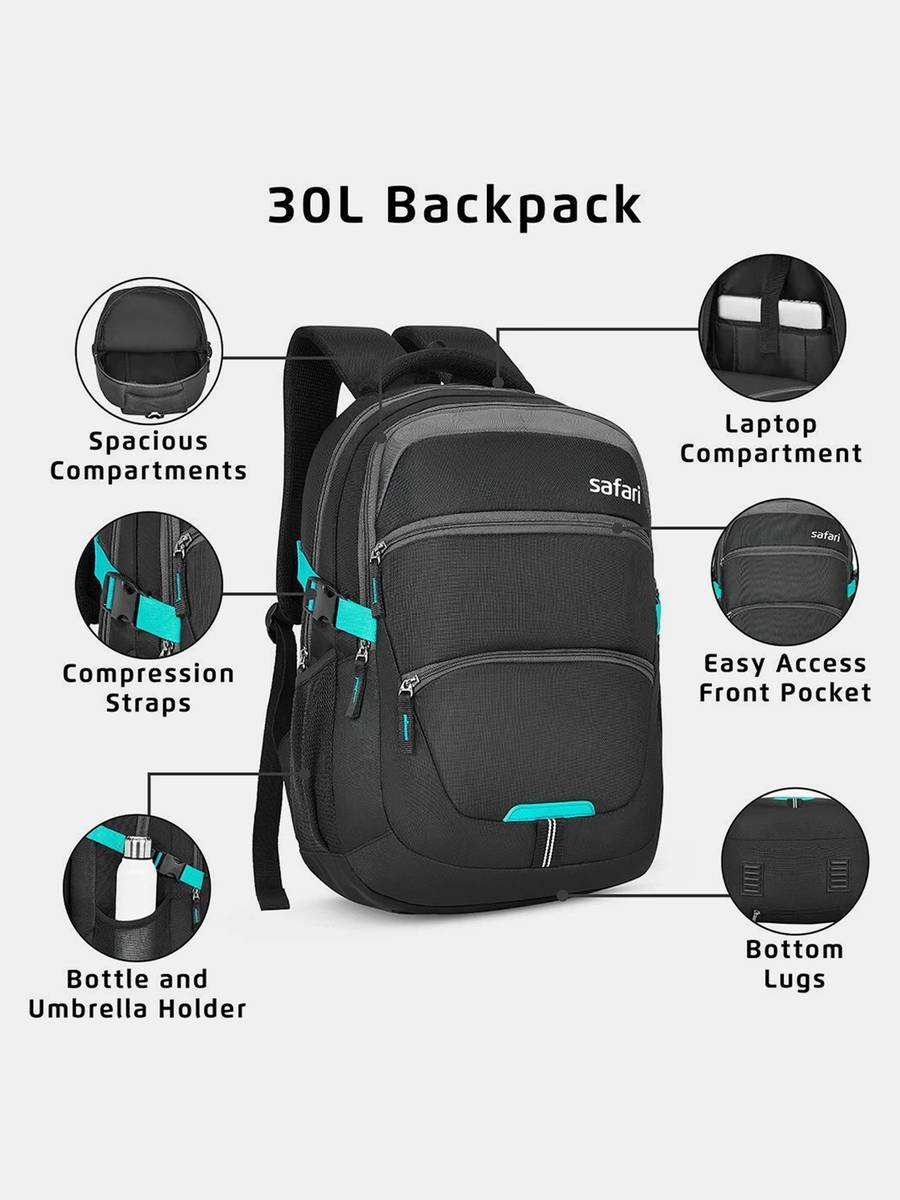 SAFARI ASHPER CB With 6 Pockets 30 L Laptop Backpack — photo 2