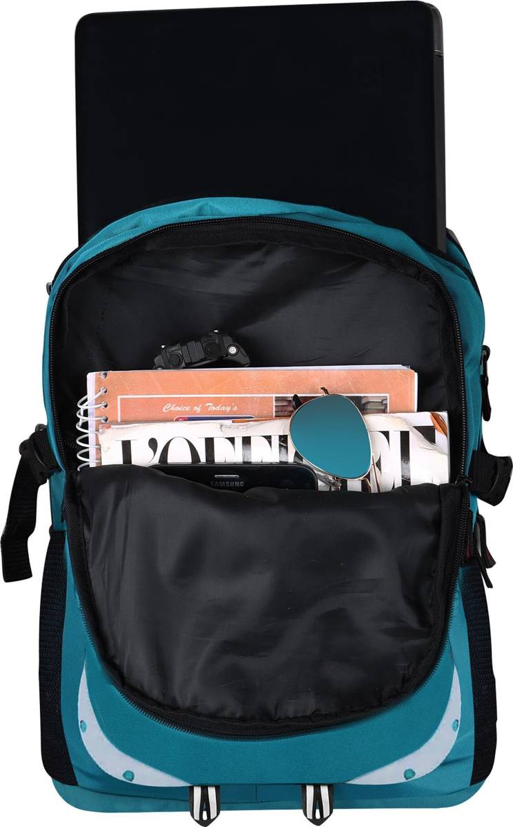 Unisex Spacy School Collage Bag & Backpack With Rain Cover And Reflective Strip 35 L Trolley Laptop Backpack — photo 3