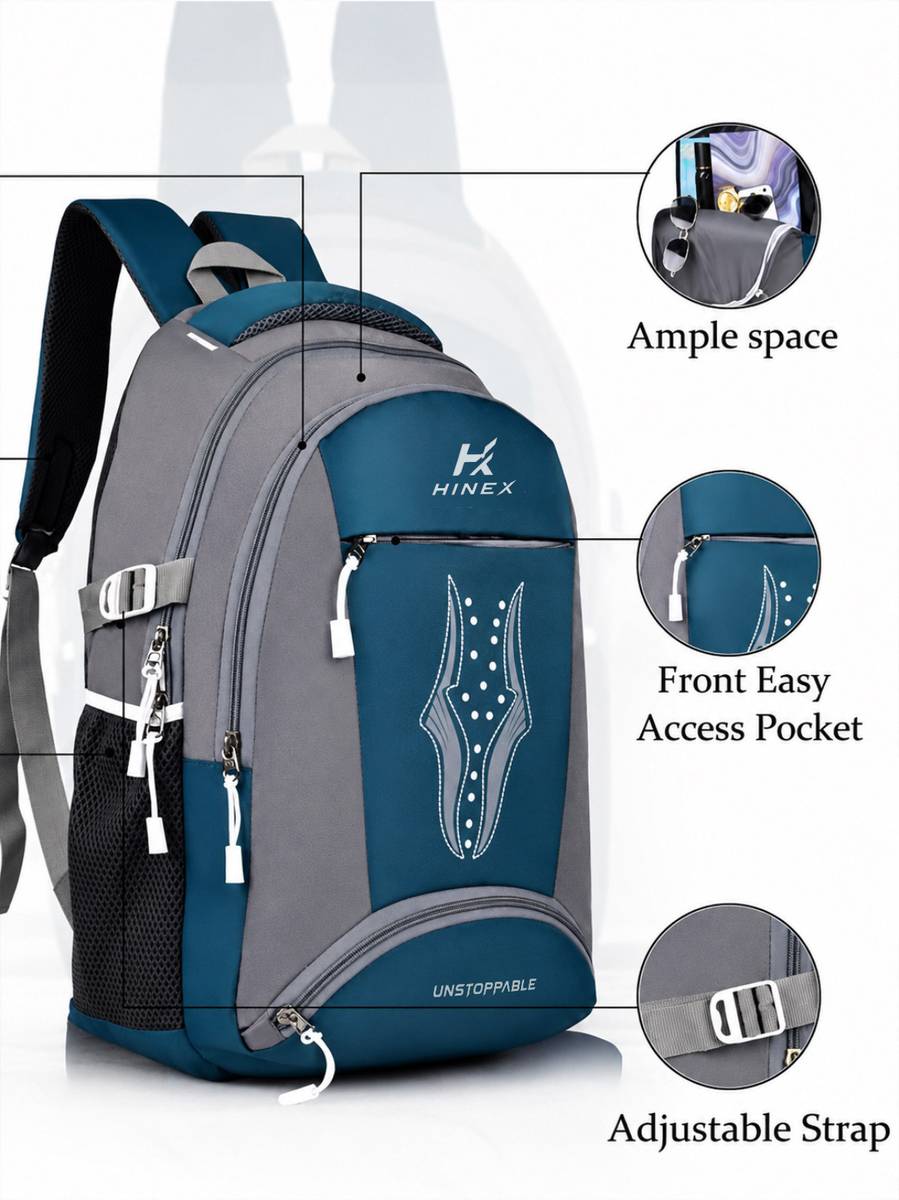 HINEX BAGS 35 L SCHOOL BAG MEN BACKPACK LAPTOP BAG 35 L Laptop Backpack