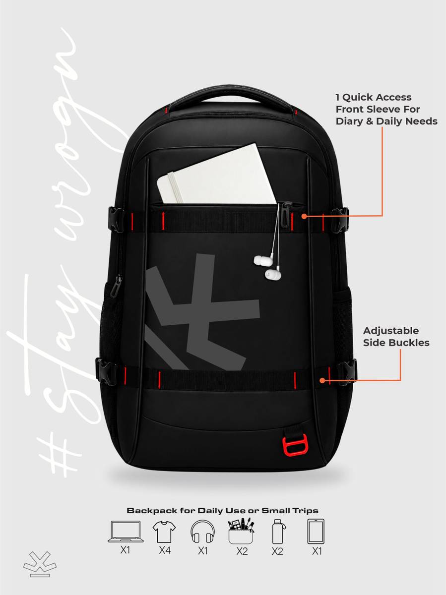 WROGN Street Edge Unisex Laptop Backpack with Anti Theft Pocket & Rain Cover 38 L Laptop Backpack — photo 2