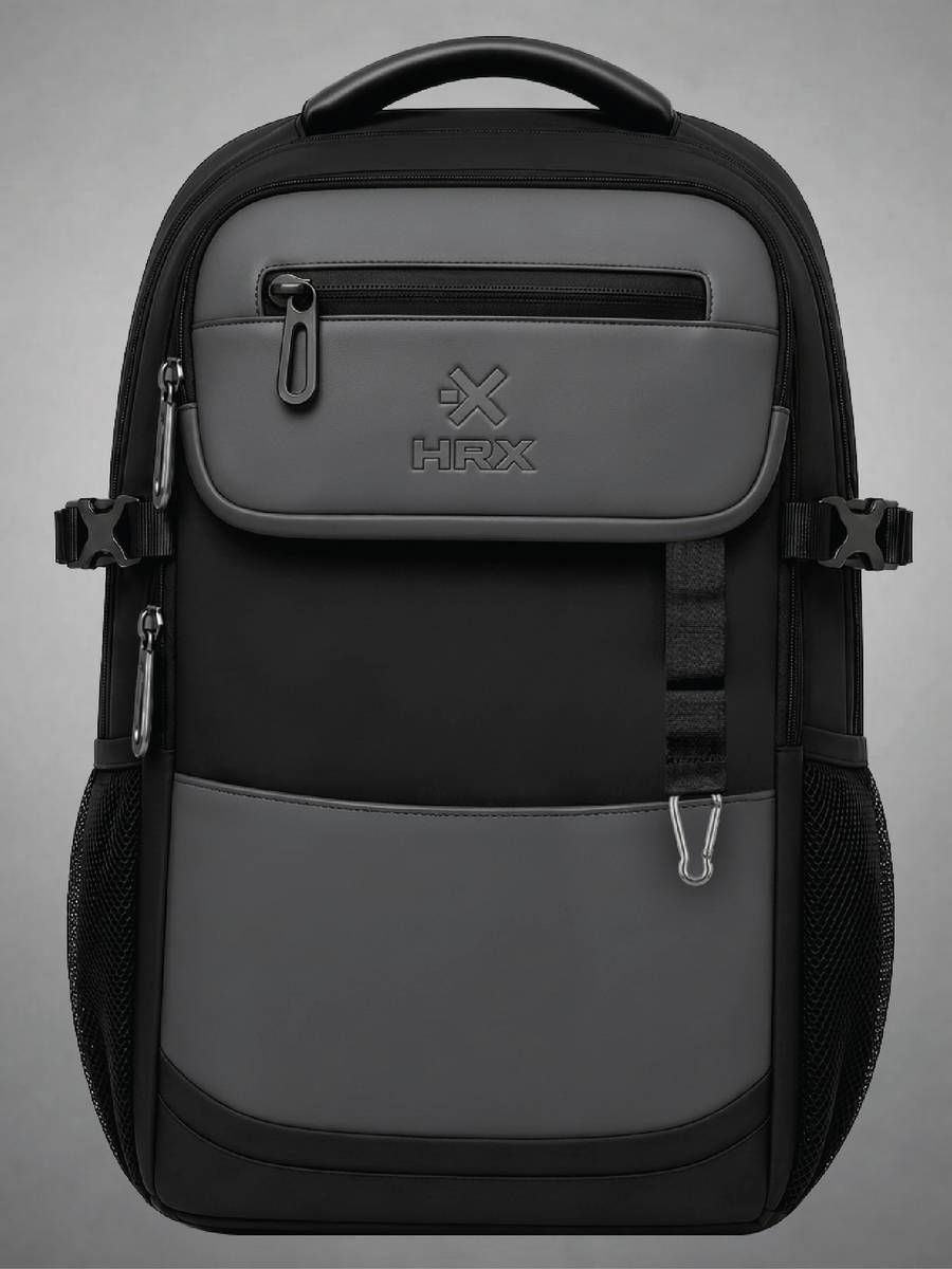 HRX by Hrithik Roshan MetroVault Pro Laptop Backpack with Chest Strap, Luggage Strap and Rain Cover 42 L Laptop Backpack