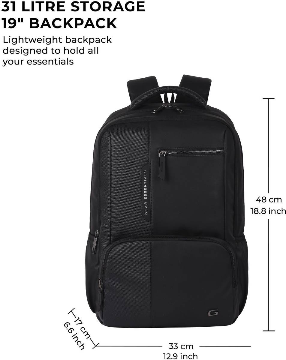 Gear Vintage 2 Anti Theft Faux Leather 31 L Laptop Backpack — photo 3